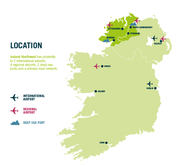 25 Ireland Map With Airports - Maps Online For You